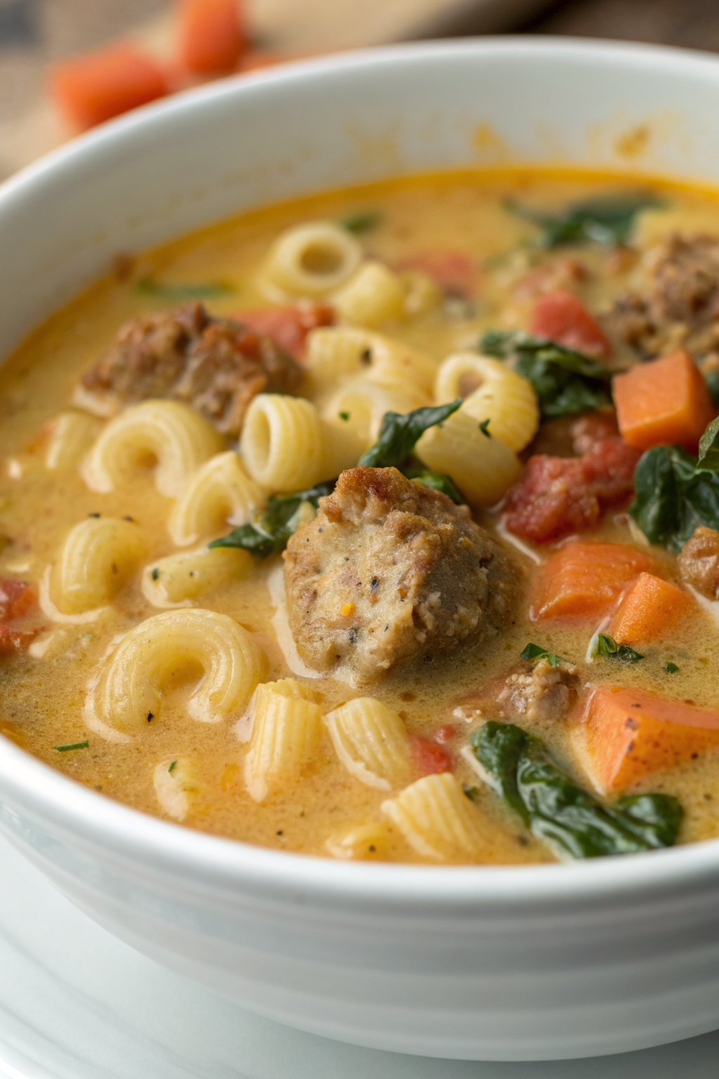 Italian Sausage Pasta Soup Recipe