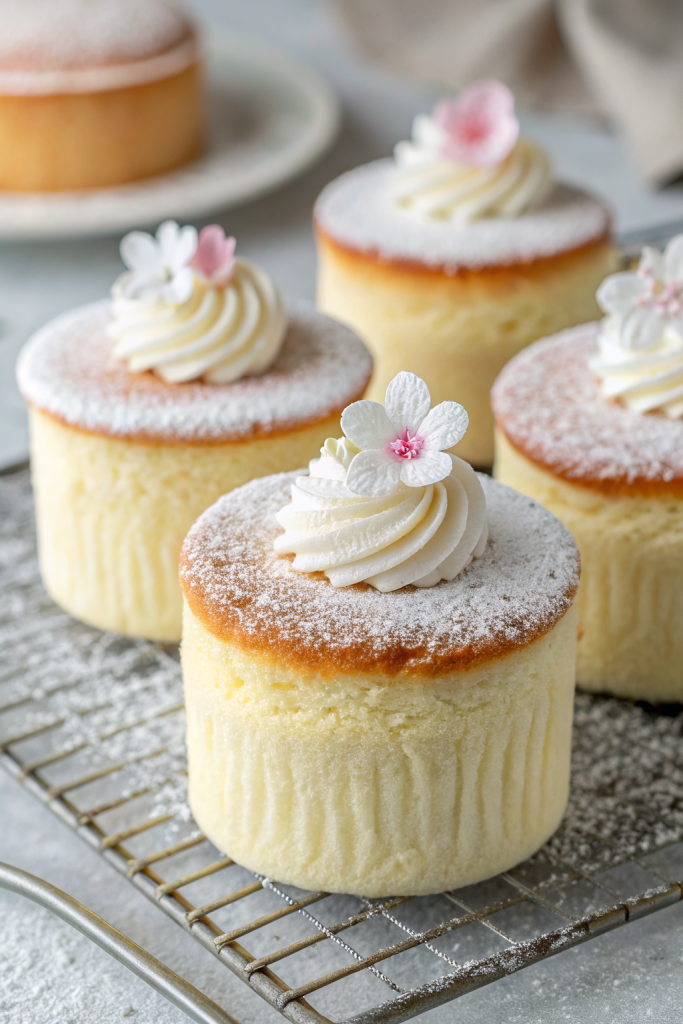 Japanese Cotton Cheesecake Cupcakes Recipe
