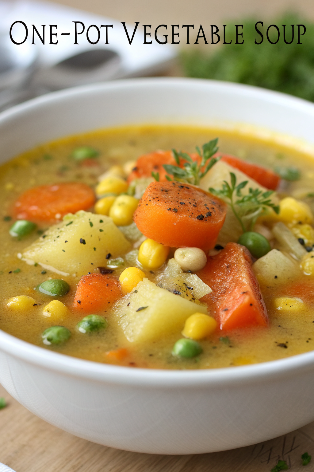 One-Pot Creamy Vegetable Soup Recipe
