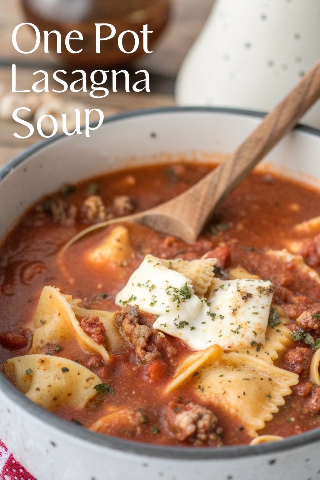 One-Pot Lasagna Soup Recipe