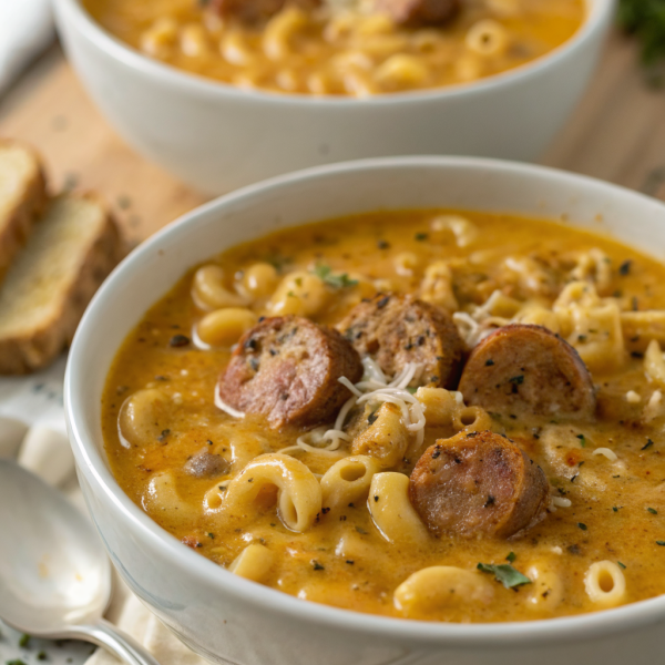 Parmesan Italian Sausage Ditalini Soup Recipe