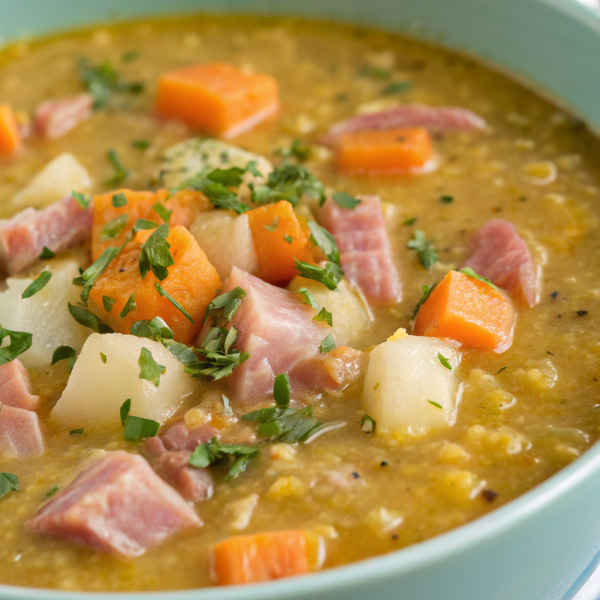 Scottish Ham & Lentil Soup Recipe