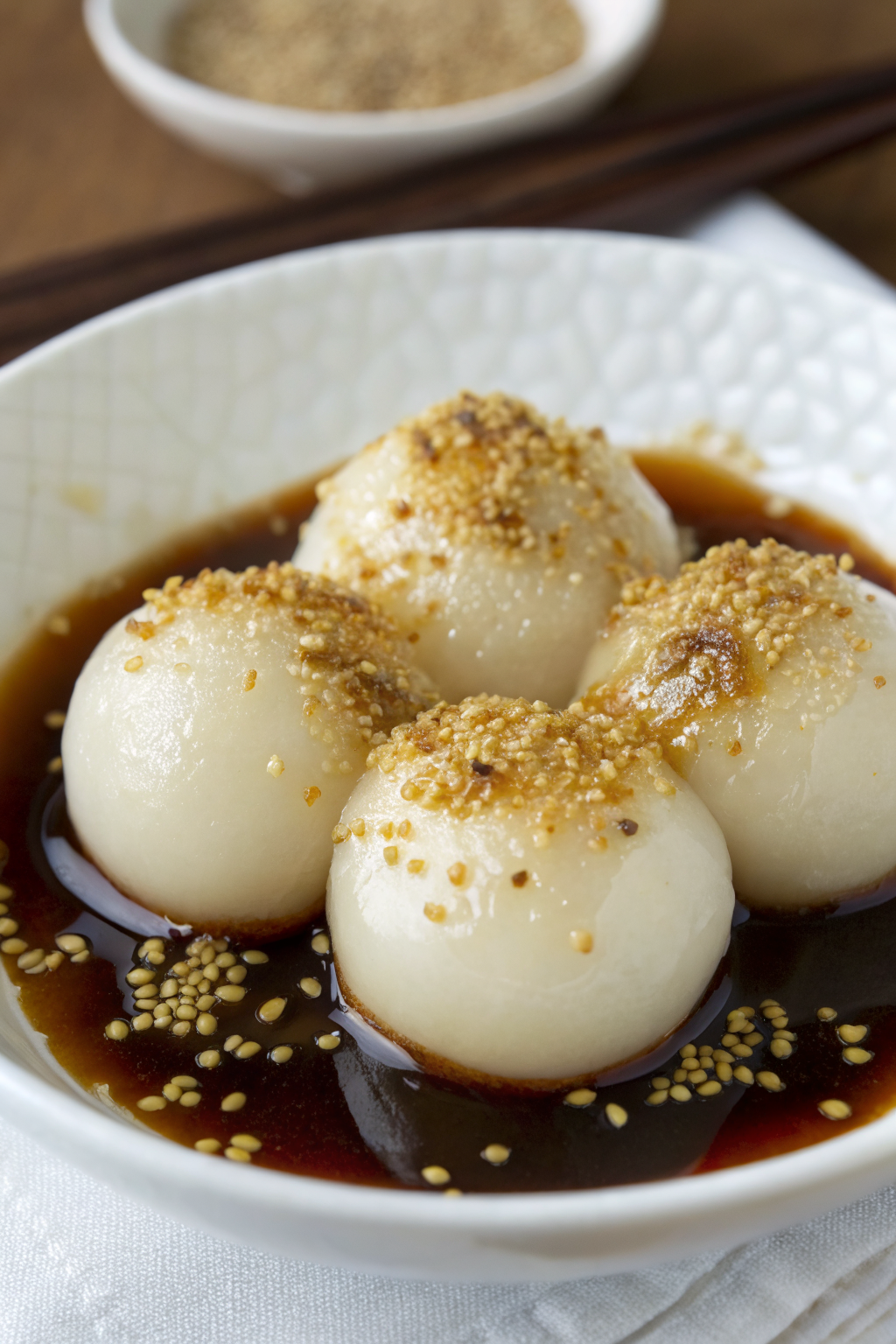 Shiratama Dango Japanese Dessert Recipe