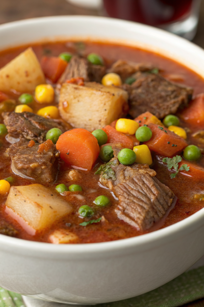 Vegetable Beef Soup - Smile Sandwich Recipe