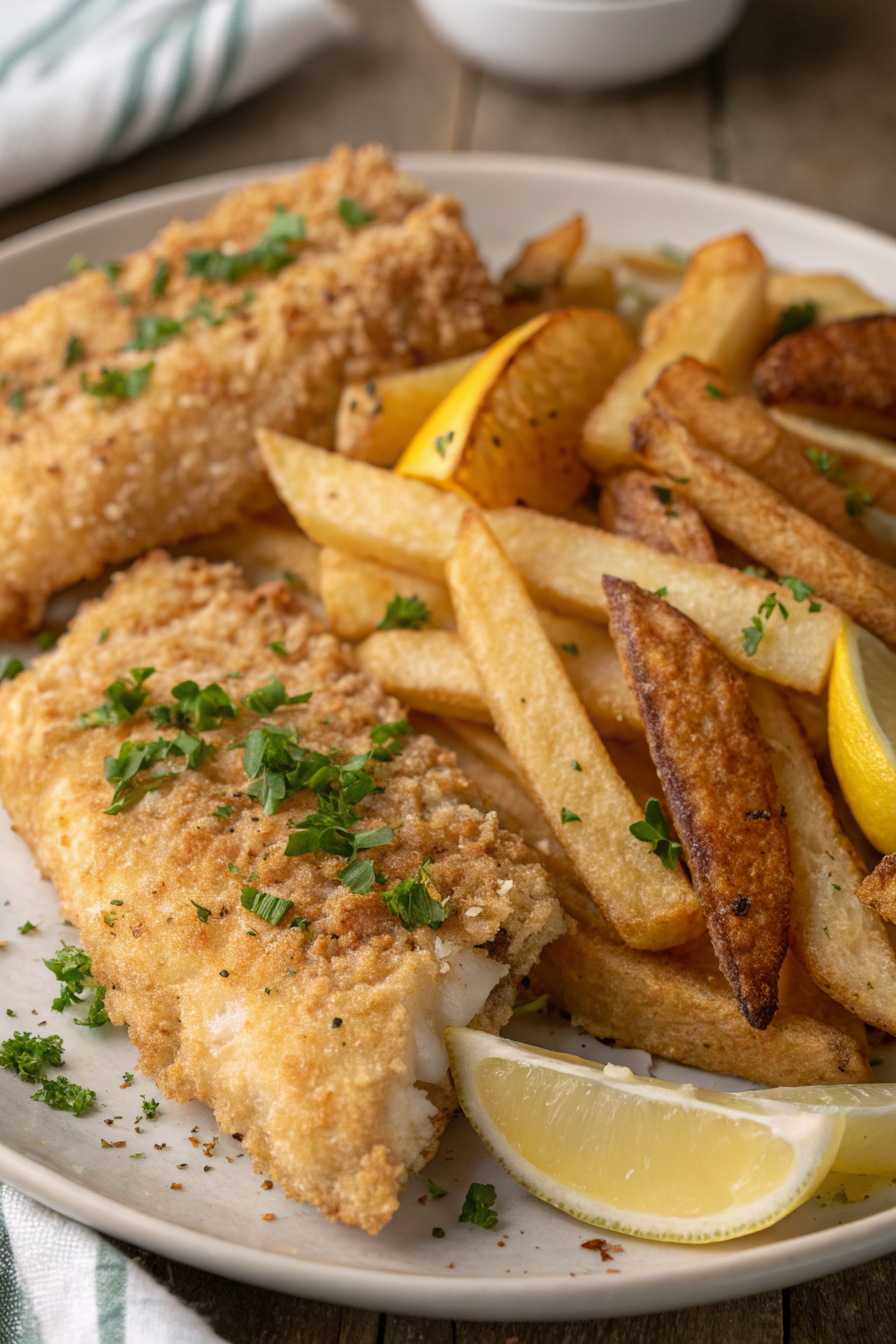 Air Fryer Fish and Chips Recipe