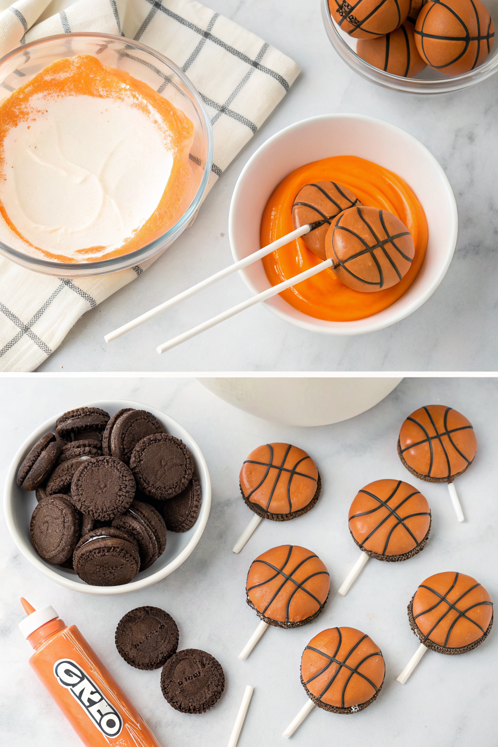 Basketball OREO Pops Recipe