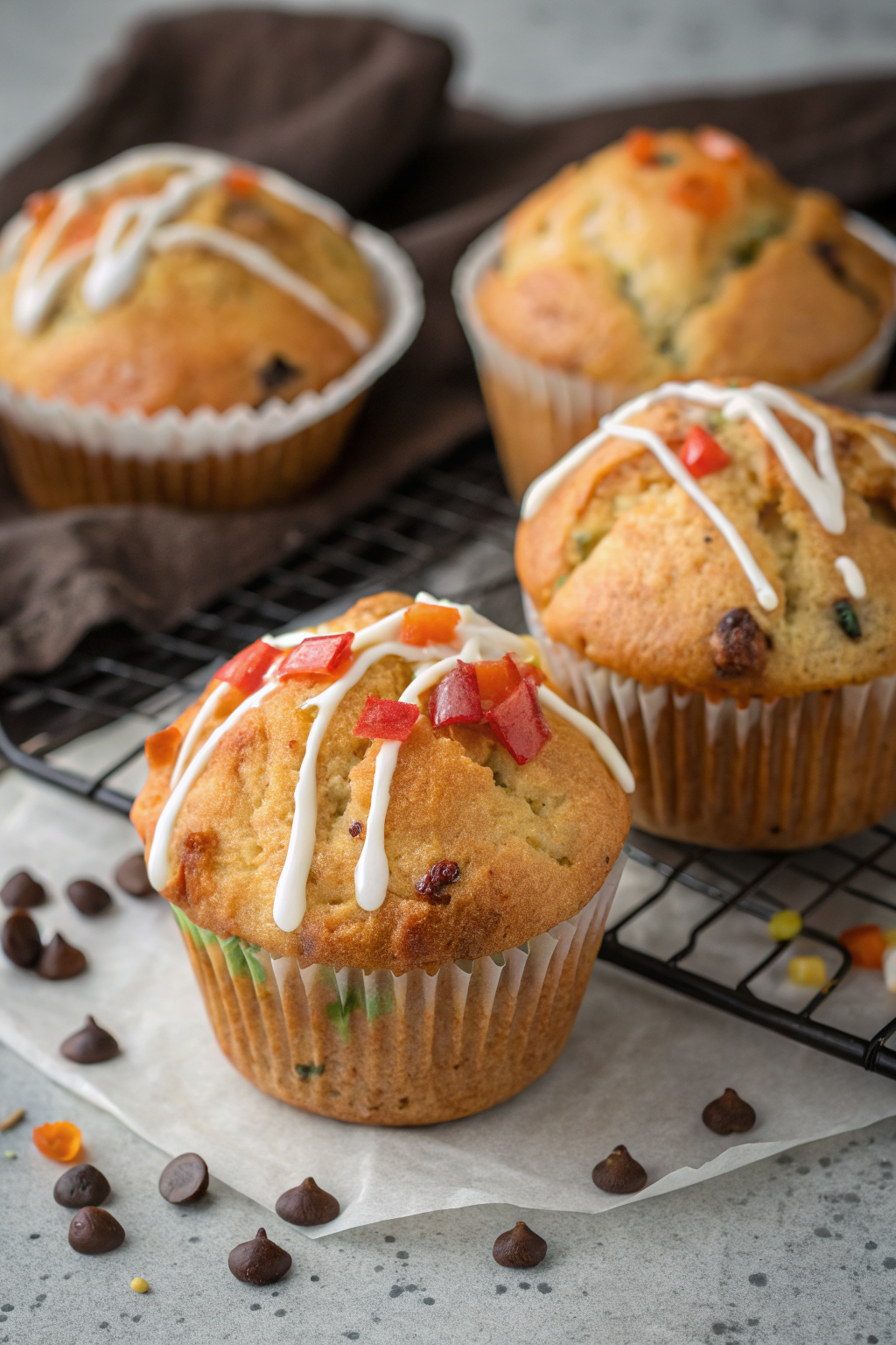 Carrot Cake Zucchini Muffins Recipe