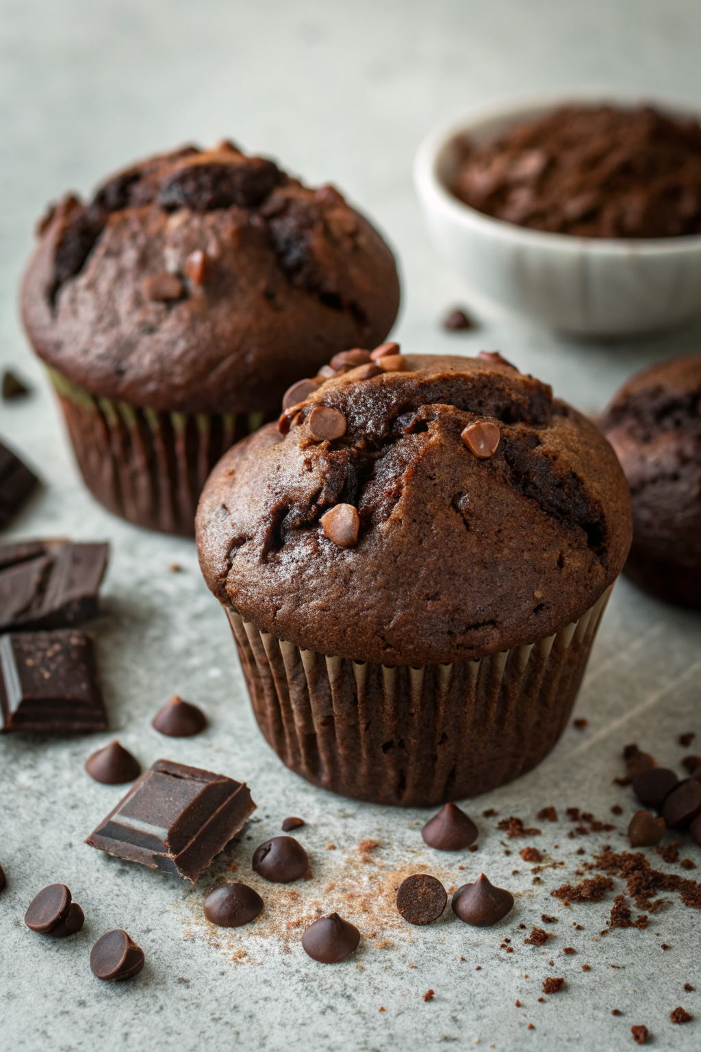 Chocolate Zucchini Muffins Recipe