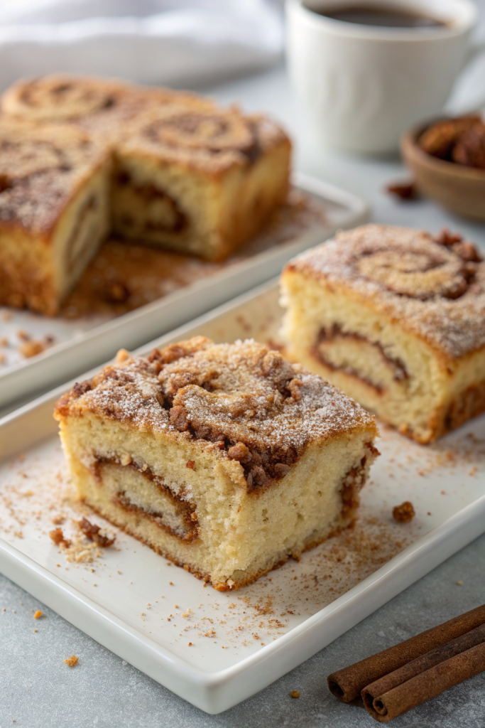 Cinnamon Sugar Zucchini Coffee Cake