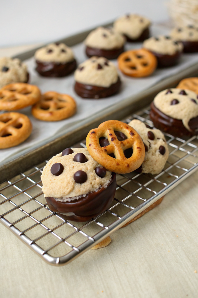 Cookie Dough Pretzel Bites Recipe