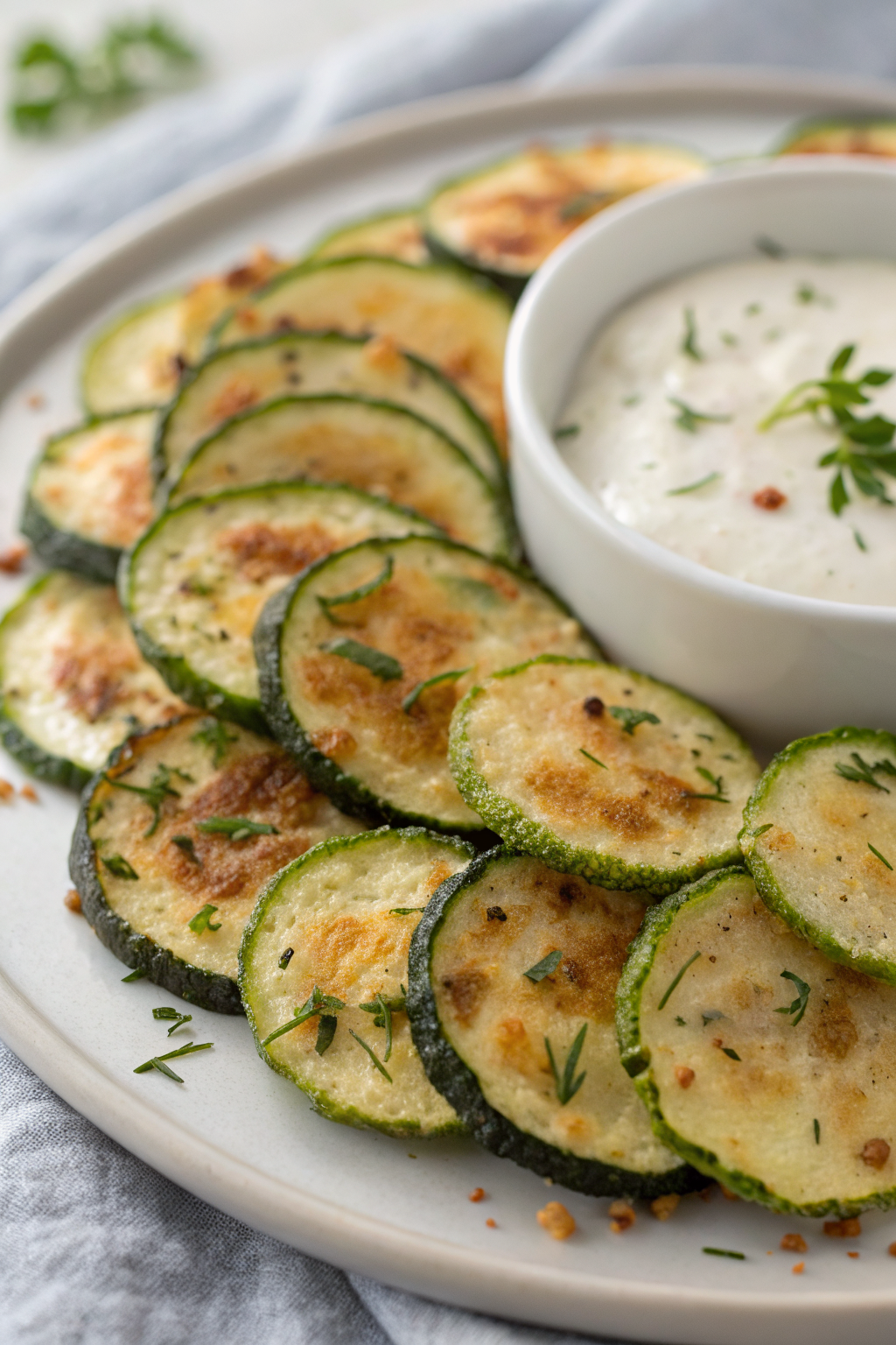 Crispy Baked Zucchini Chips Recipe