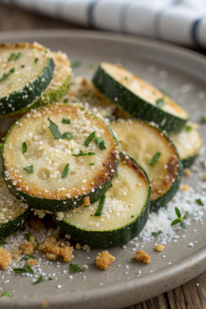 Crispy Pan Fried Zucchini Recipe