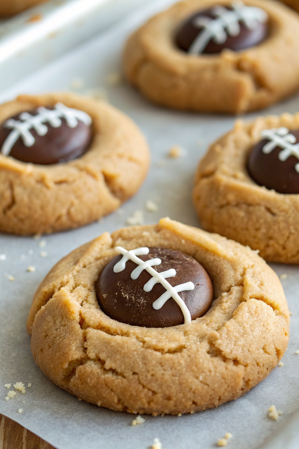 Football Blossom Cookies Recipe