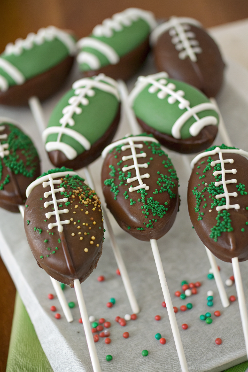 Football Cakesicles Recipe