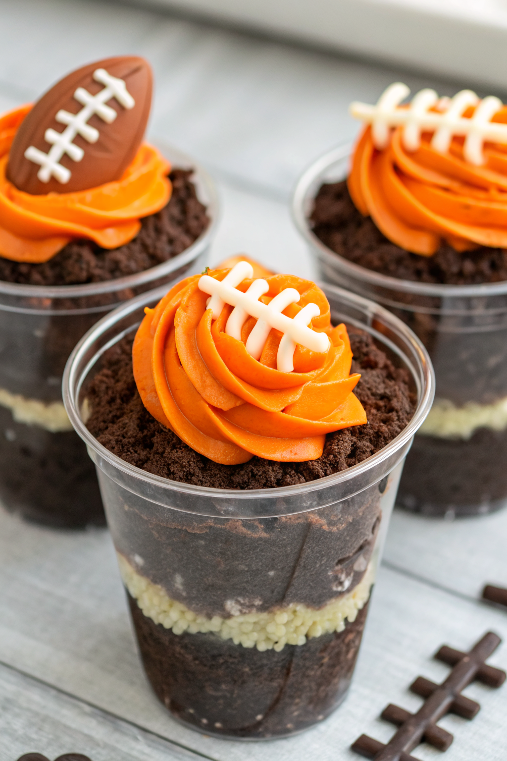 Football Dirt Cups Recipe