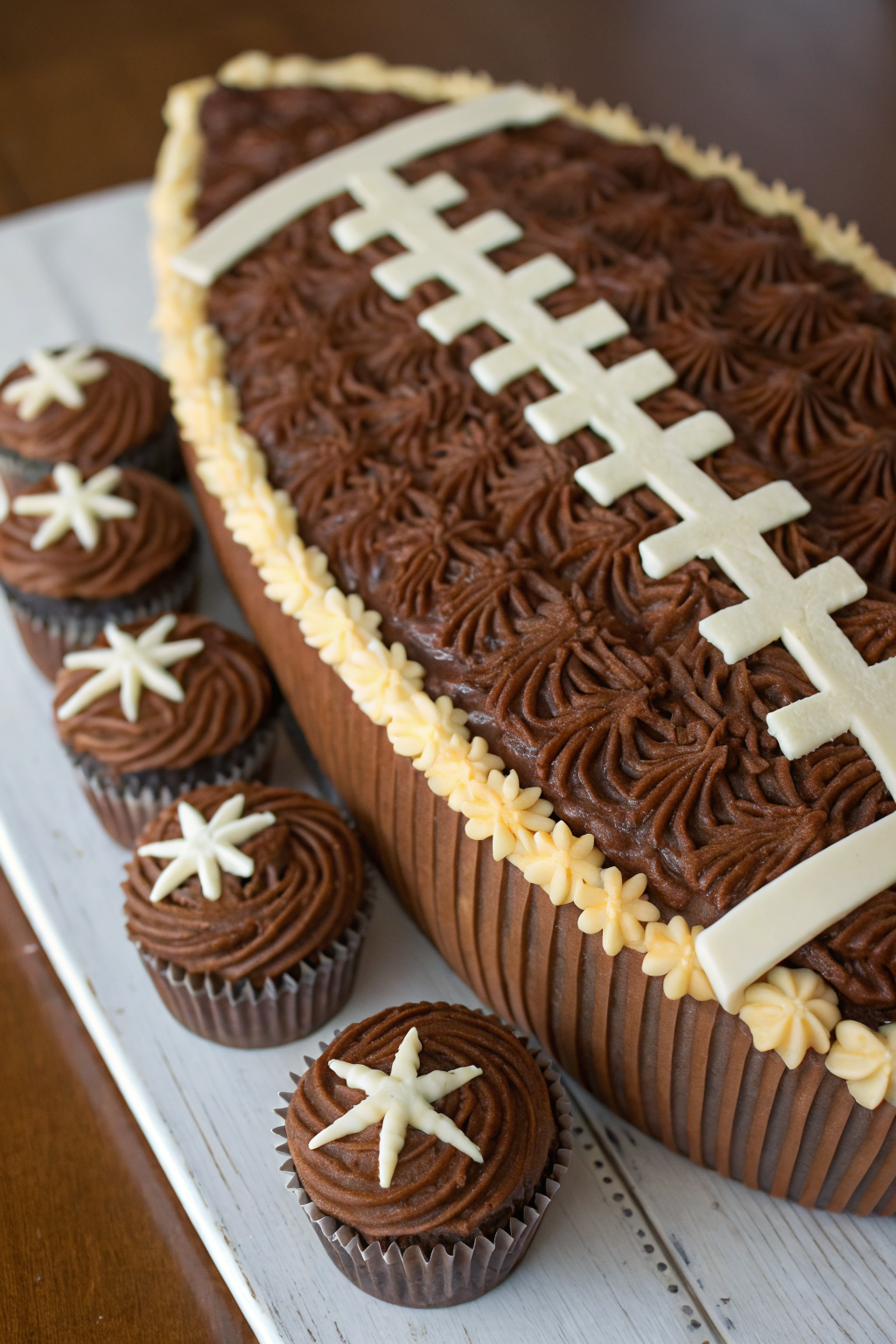 Football Pull A Part Cupcakes Recipe