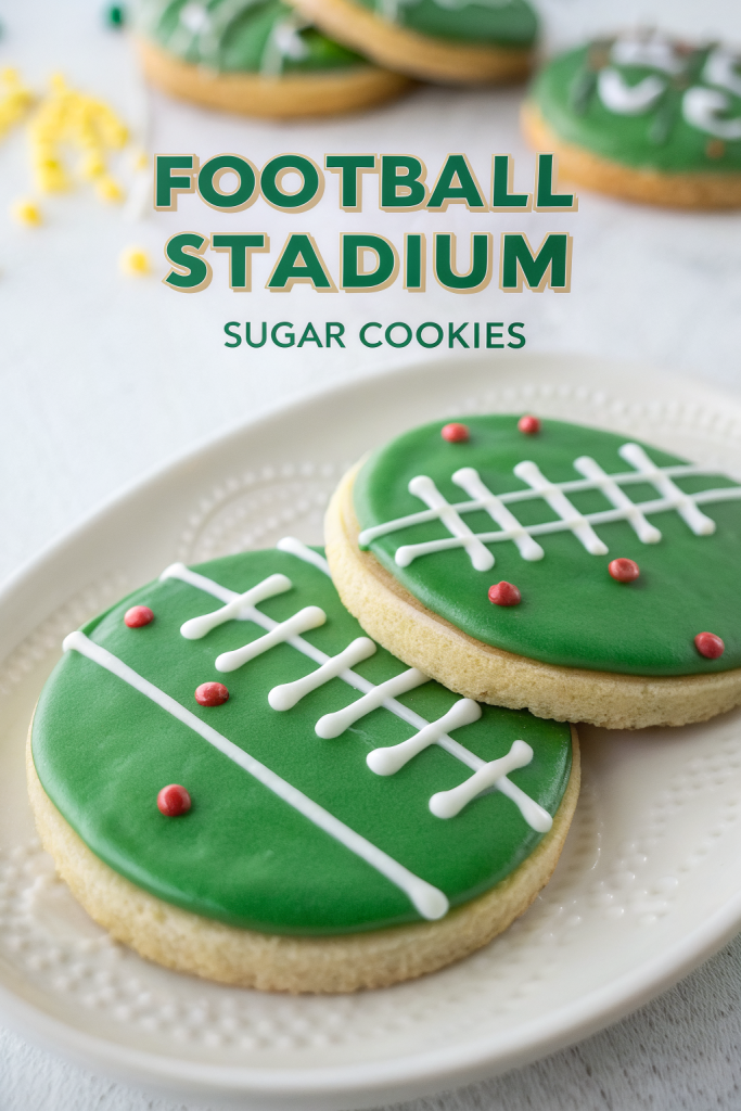 Football Stadium Sugar Cookies Recipe