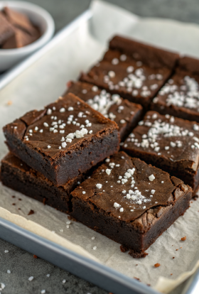Fudgy Dark Chocolate Zucchini Brownies Recipe