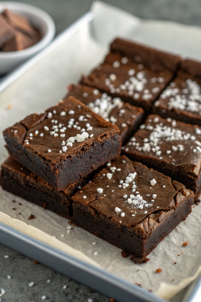 Fudgy Dark Chocolate Zucchini Brownies Recipe