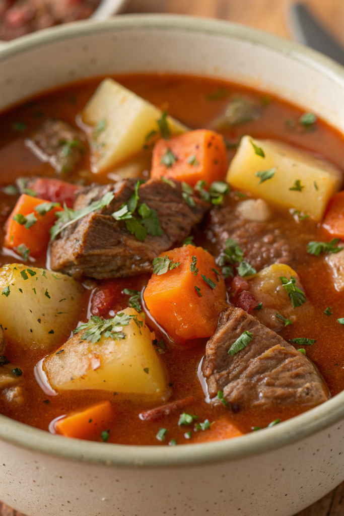 Homemade Vegetable Beef Soup Recipe