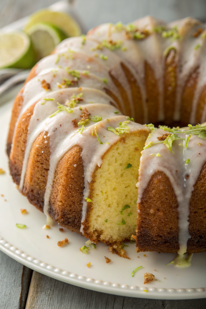 Lemon Zucchini Cake With Sweet Lemon Glaze