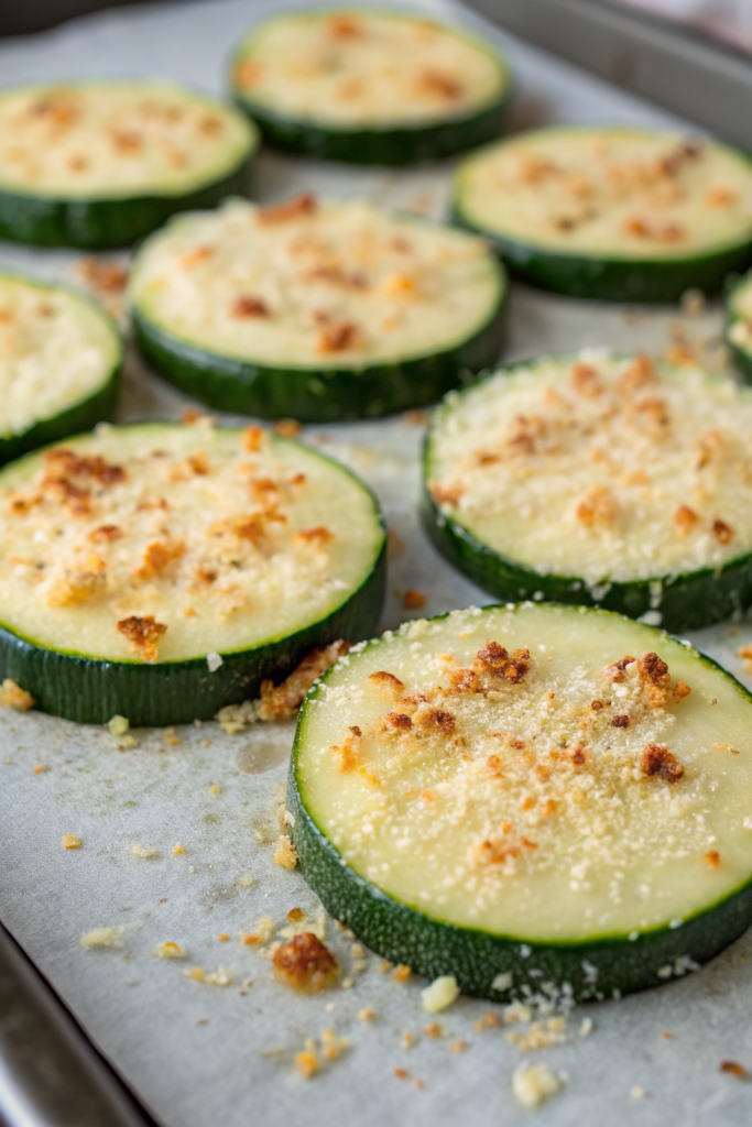 Oven Roasted Parmesan Zucchini Recipe