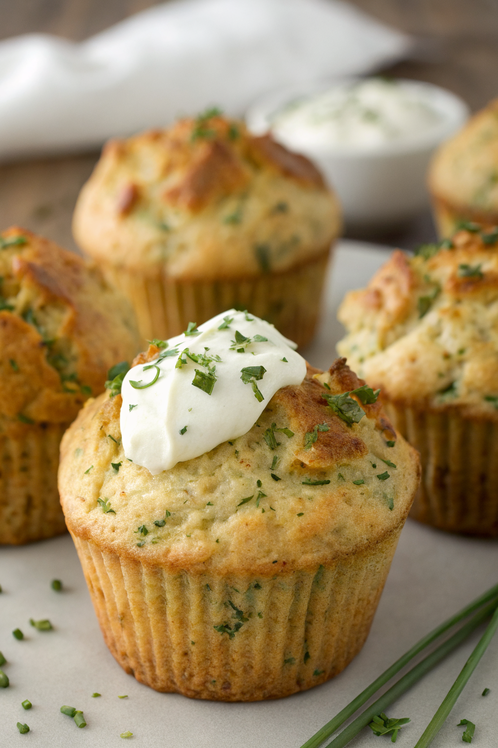 Parmesan Zucchini Potato Muffins Recipe