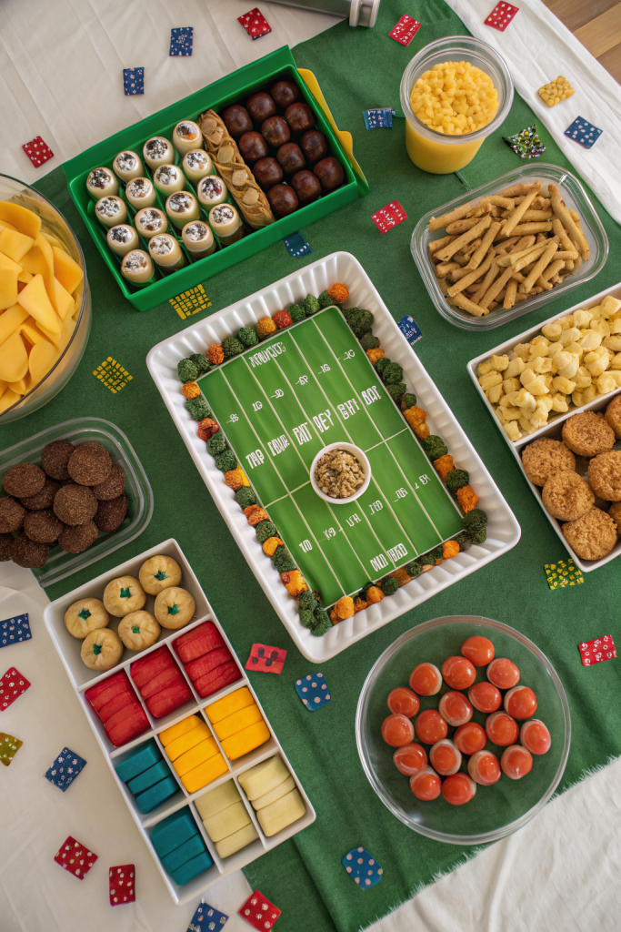 Super Bowl Charcuterie Football Stadium