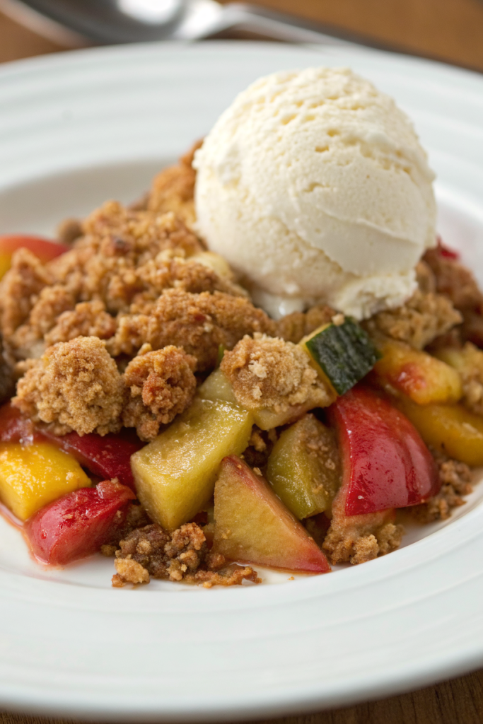 Zucchini Apple Crisp Recipe