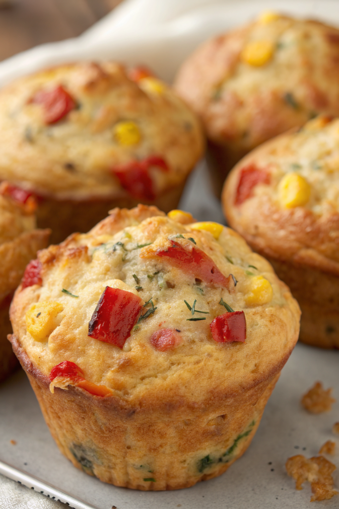 Zucchini Cheese Muffins Recipe
