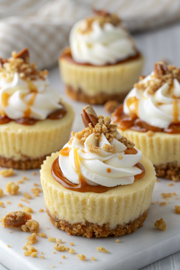 Apple Crisp Mini Cheesecakes Recipe