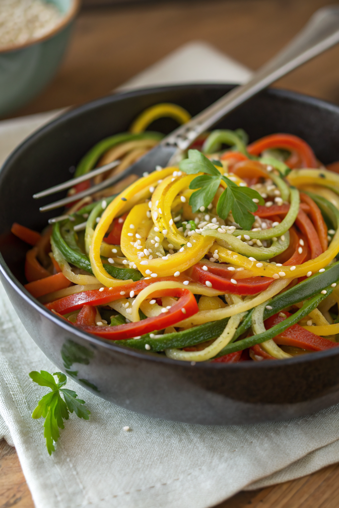 Asian Zucchini Noodles Recipe