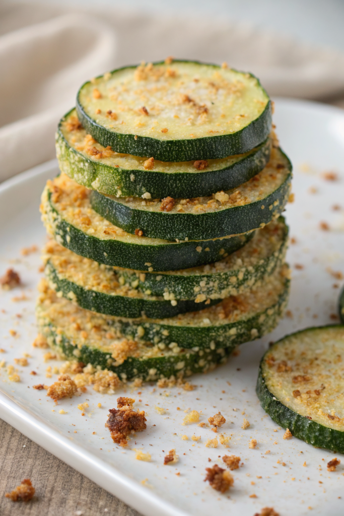 Baked Parmesan Zucchini Chips