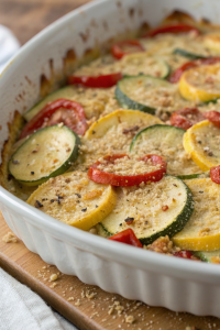 Baked Zucchini and Cheese Recipe