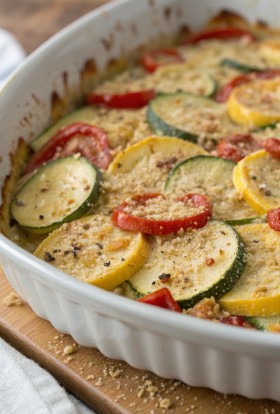 Baked Zucchini and Cheese Recipe