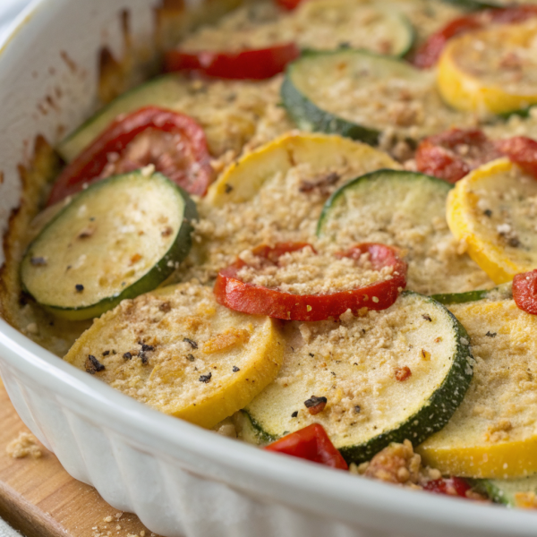 Baked Zucchini and Cheese Recipe