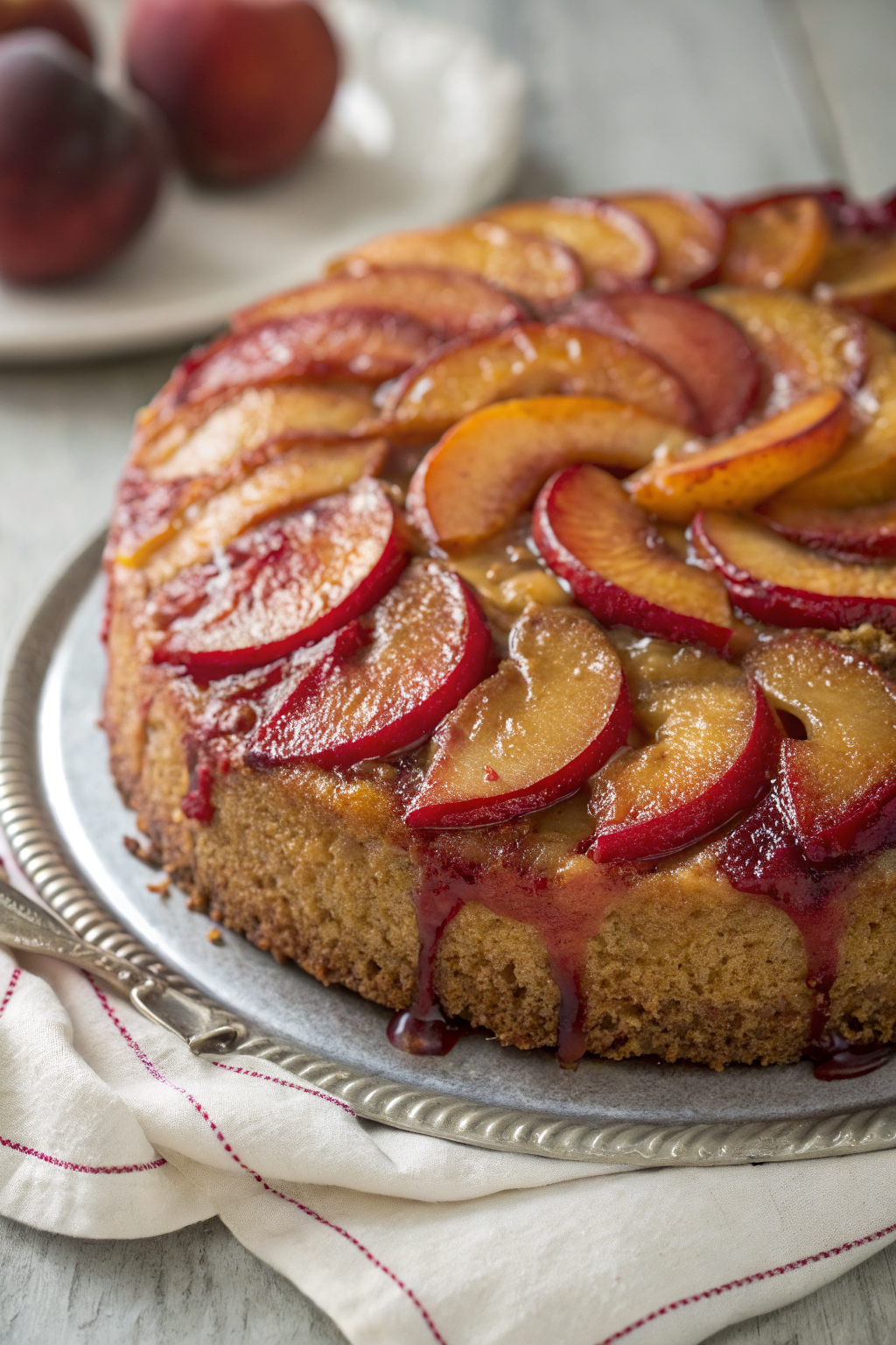 Caramel Apple Upside Down Cake Recipe