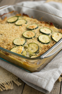 Cheesy Summer Squash and Zucchini Casserole