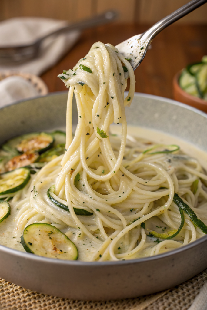 Creamy Zucchini Pasta Recipe
