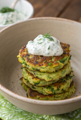 Crispy Zucchini Pancake Recipe