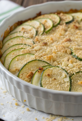 Easy Cheesy Zucchini Casserole Recipe