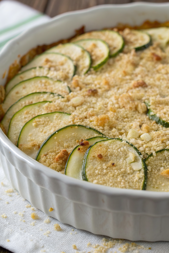 Easy Cheesy Zucchini Casserole Recipe