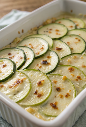 Easy Zucchini Au Gratin Recipe
