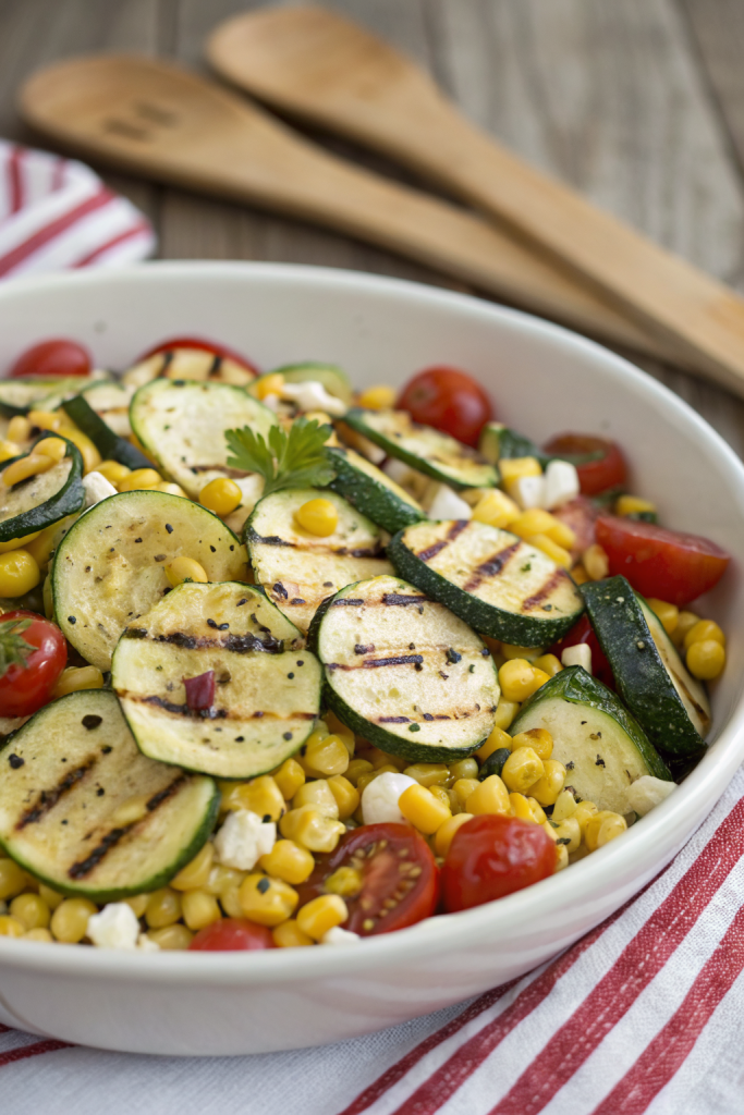 Grilled Zucchini Salad