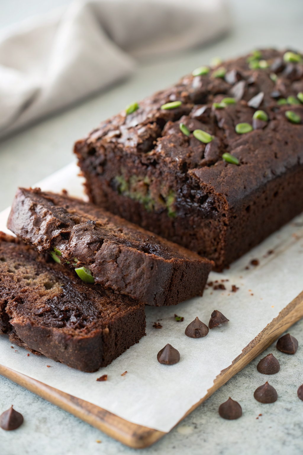 Healthy Chocolate Zucchini Bread Recipe
