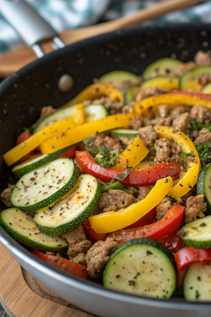 Healthy Zucchini Beef Stir-Fry Recipe