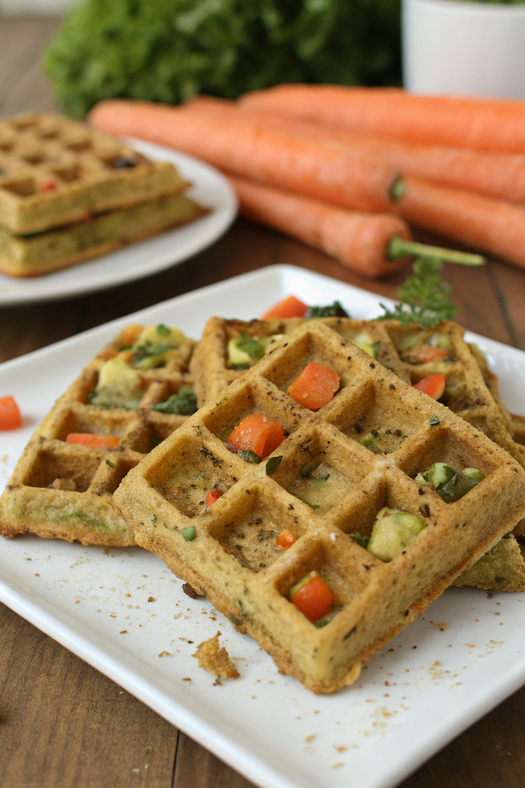 Keto Vegetable Waffles Recipe
