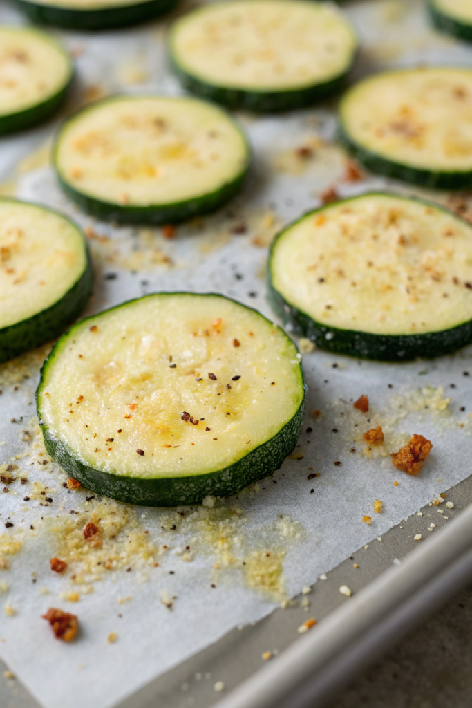 Low Calorie Zucchini Chips