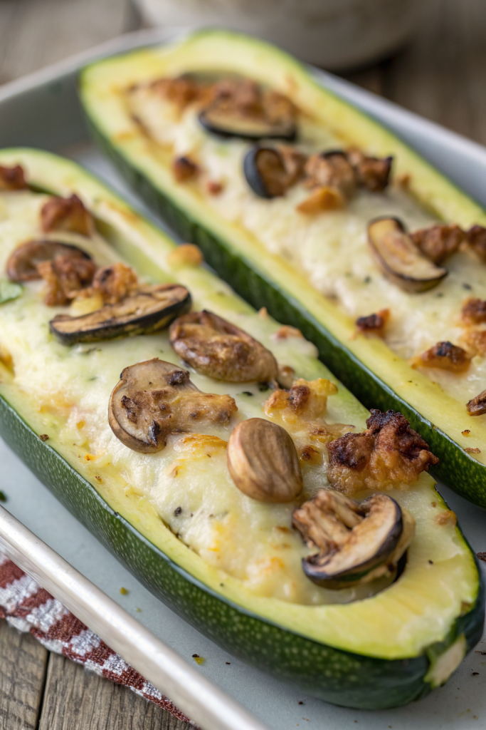 Low-Carb Ricotta-Stuffed Zucchini Recipe