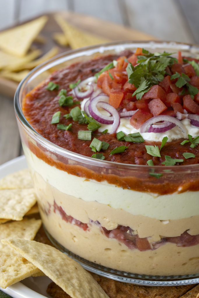 No Bake Taco Dip Recipe